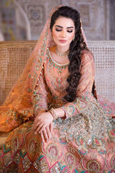 Zahra Ahmad - Noorani - Pink - Organza - 2 Piece